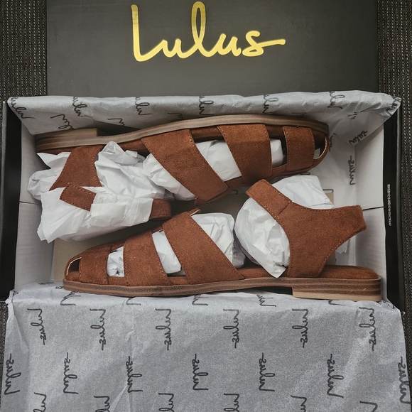 Lulus Brown Strappy Sandals - Picture 4 of 4